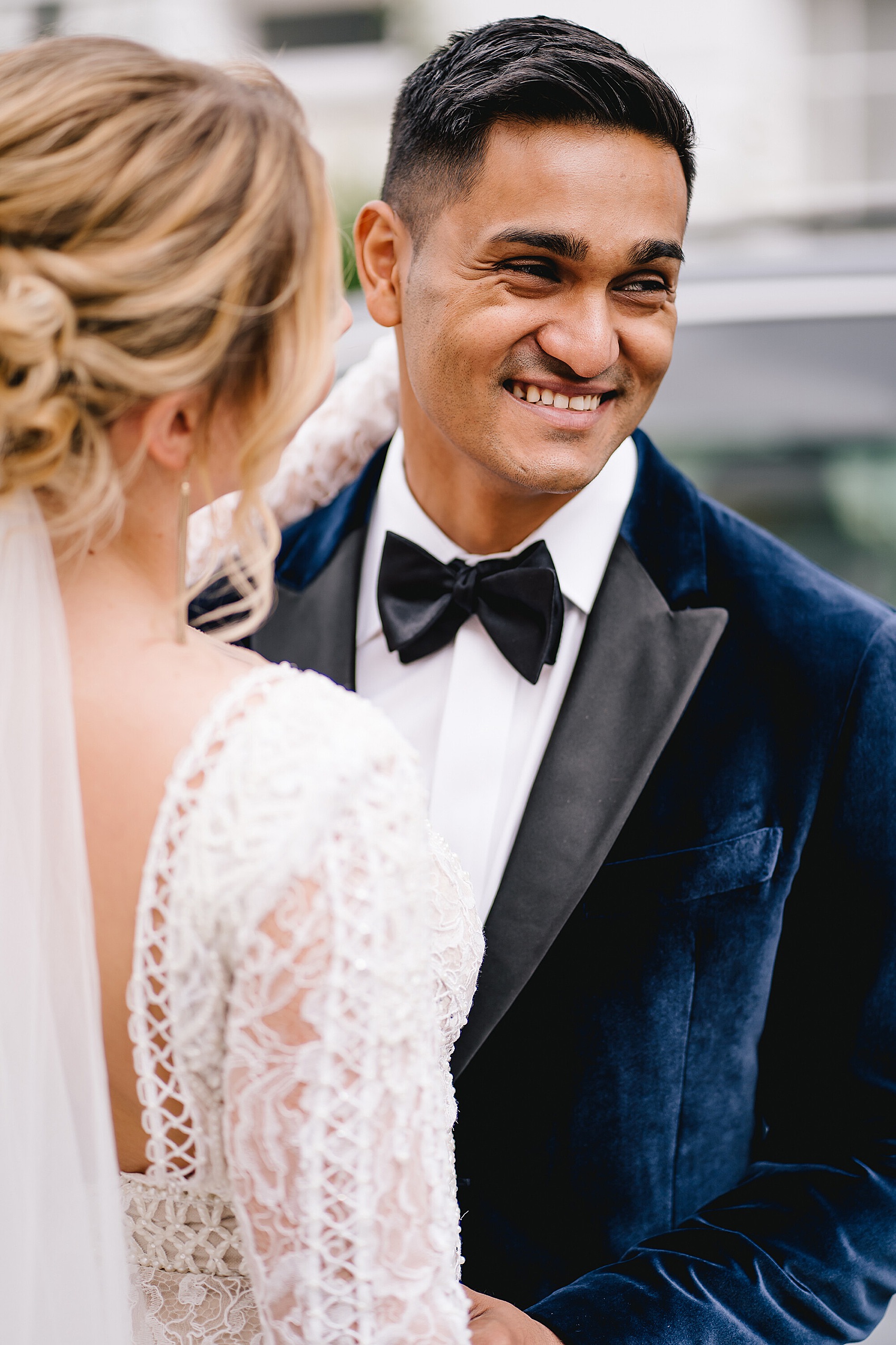 18 Modern London mixed race wedding