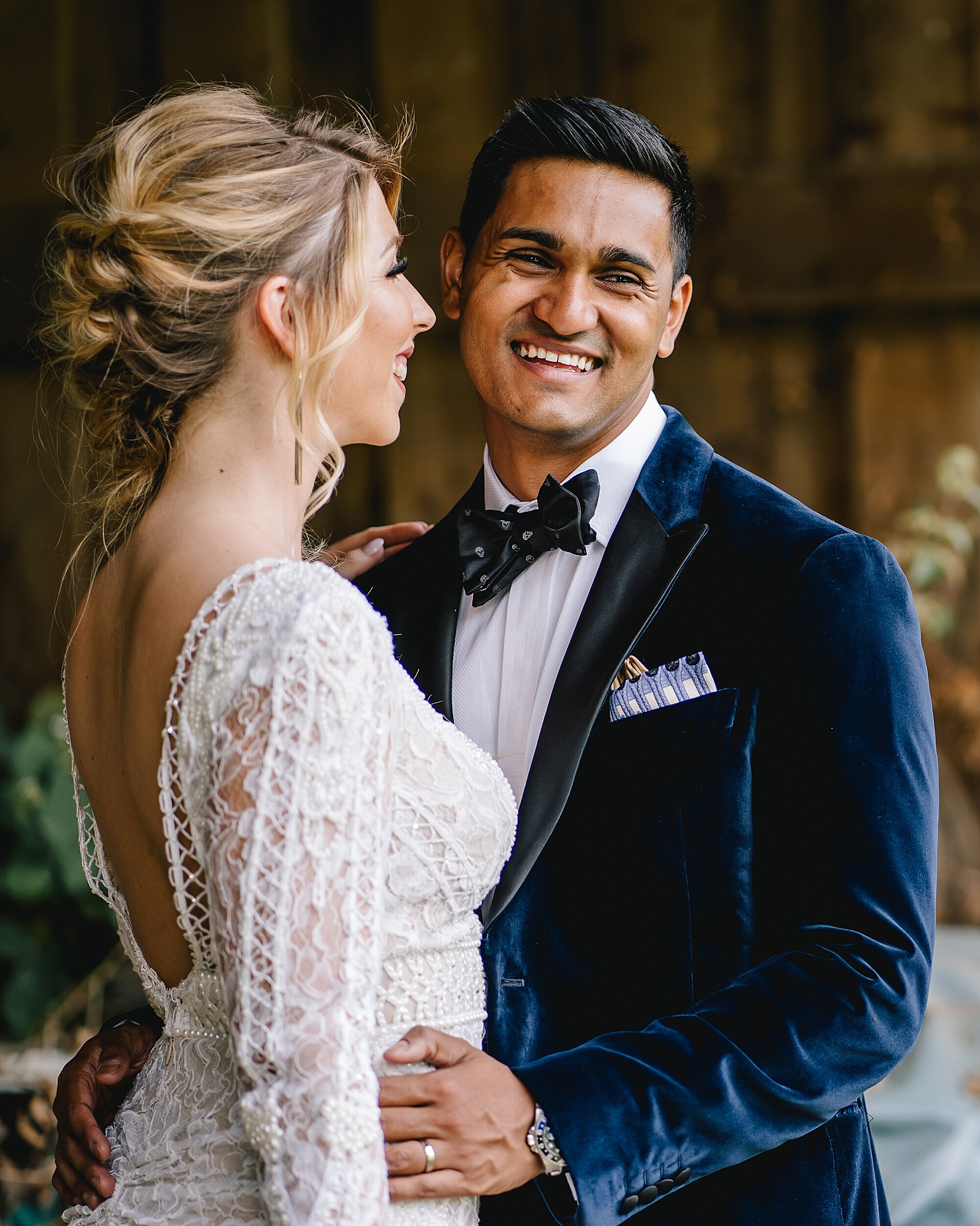 27 Modern London mixed race wedding