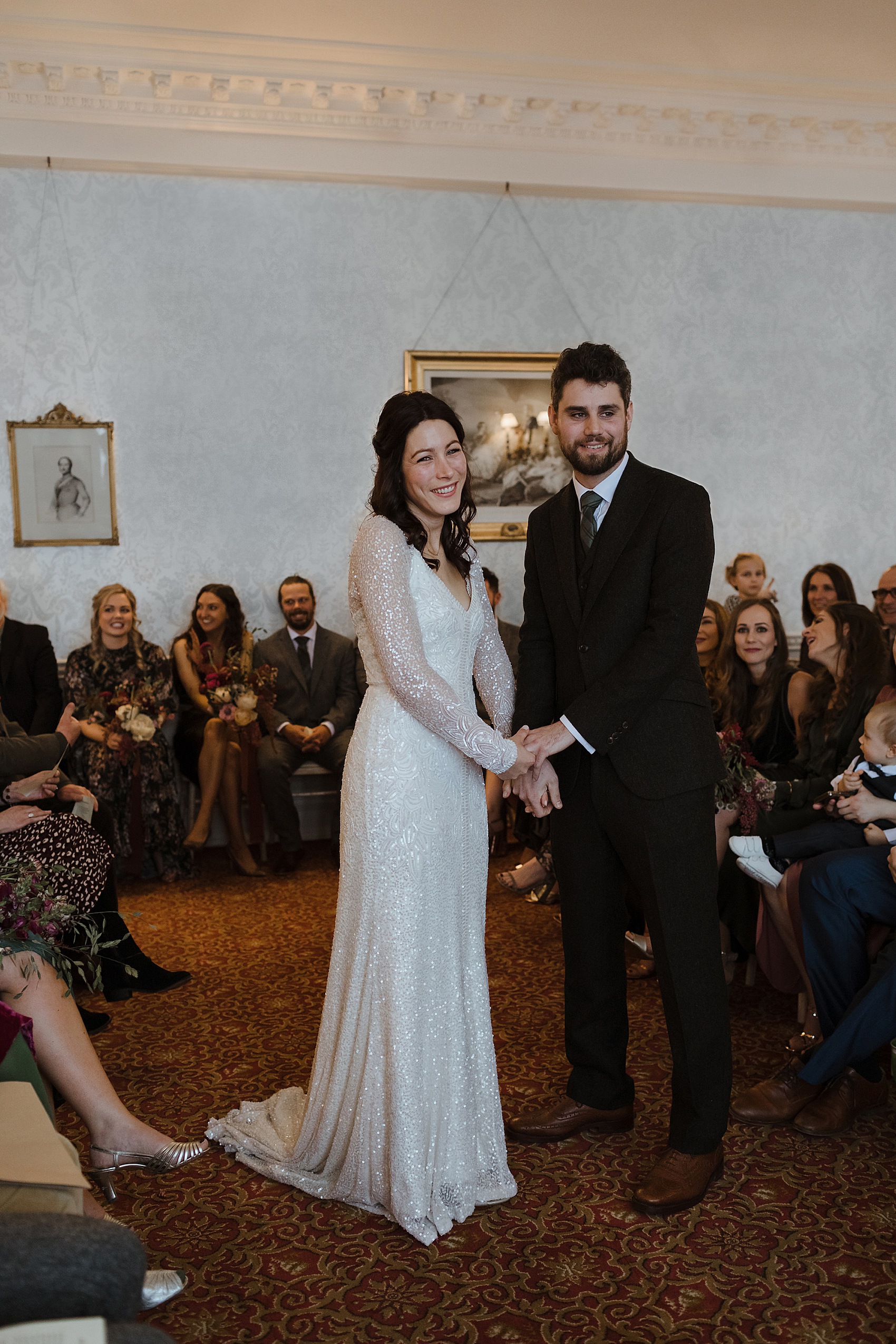 27 Snowy winter wedding Cairngorms