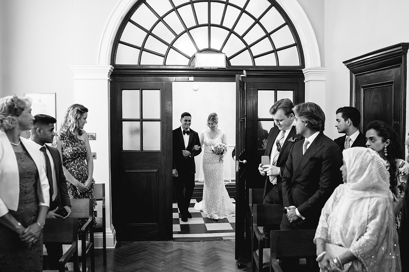 8 Modern London mixed race wedding