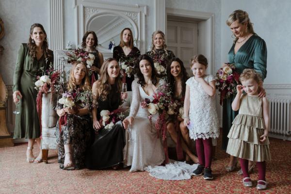 A Snowy Winter Wedding in the Cairngorms, Scotland, with a Bride in Karen Willis Holmes