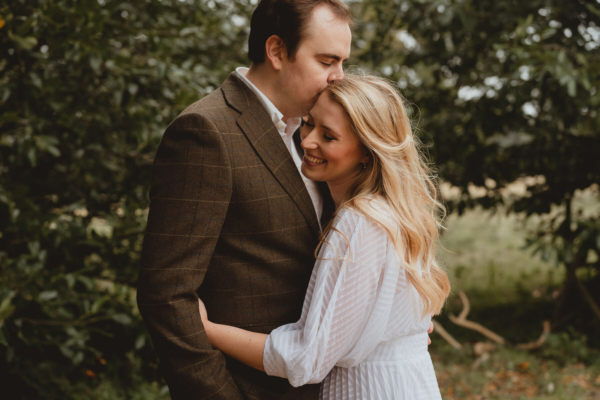 An ASOS Dress for an Intimate Micro Wedding Inspired by the Autumn Countryside