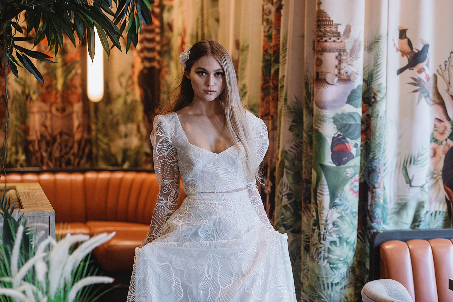 In The Mood For Love: Modern Hollywood Bridal Style at the Trafalgar St James, London 6 Kate Edmondson Bridal