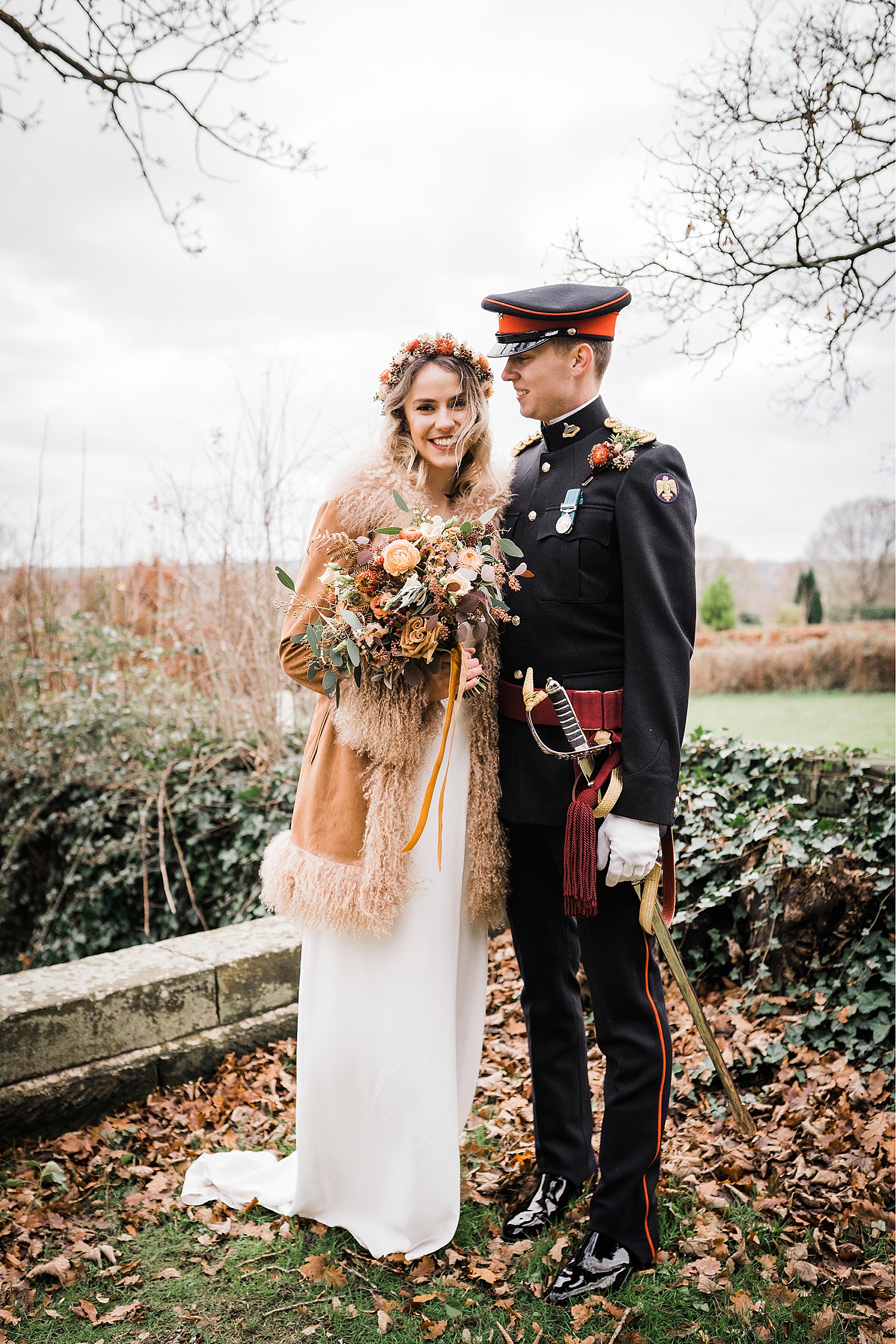 10 Military winter micro wedding