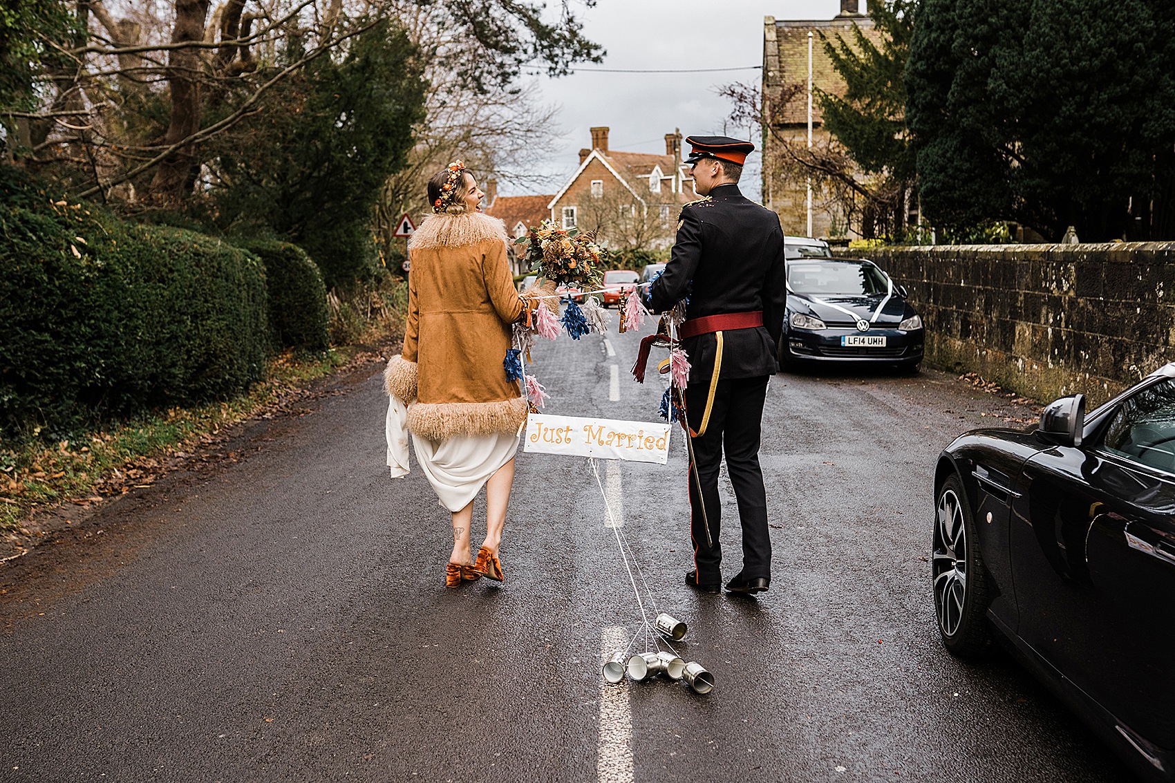 33 Military winter micro wedding