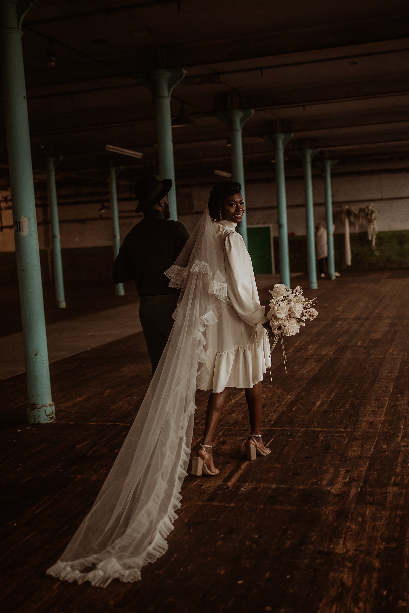 66 Ghanian couple modern wedding editorial