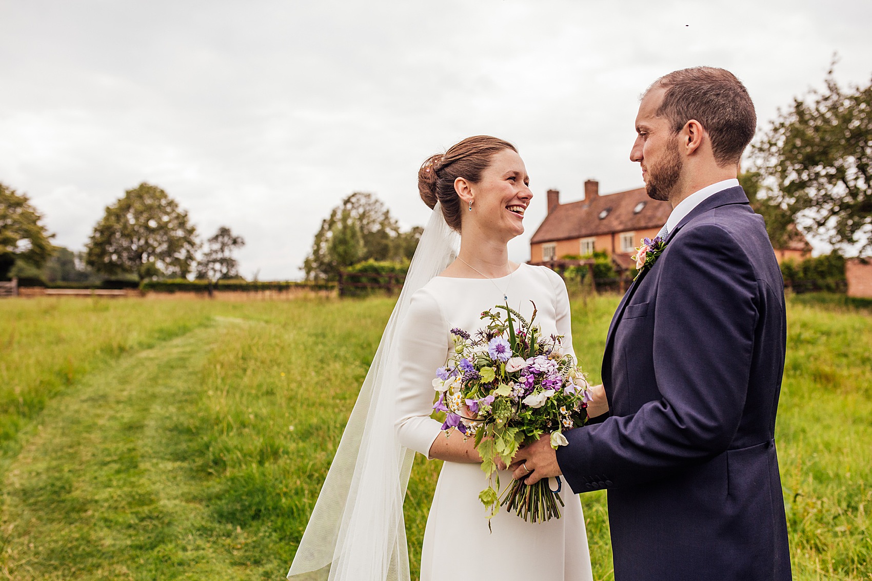 30 Suzanne Neville bride farm wedding