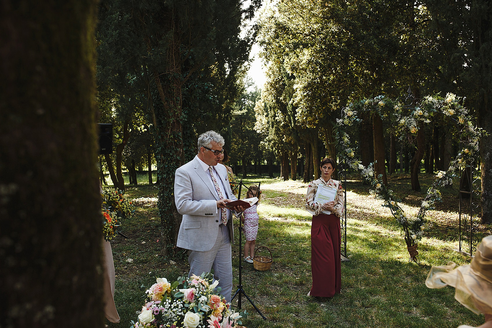 52 Romantic outdoor Italian wedding
