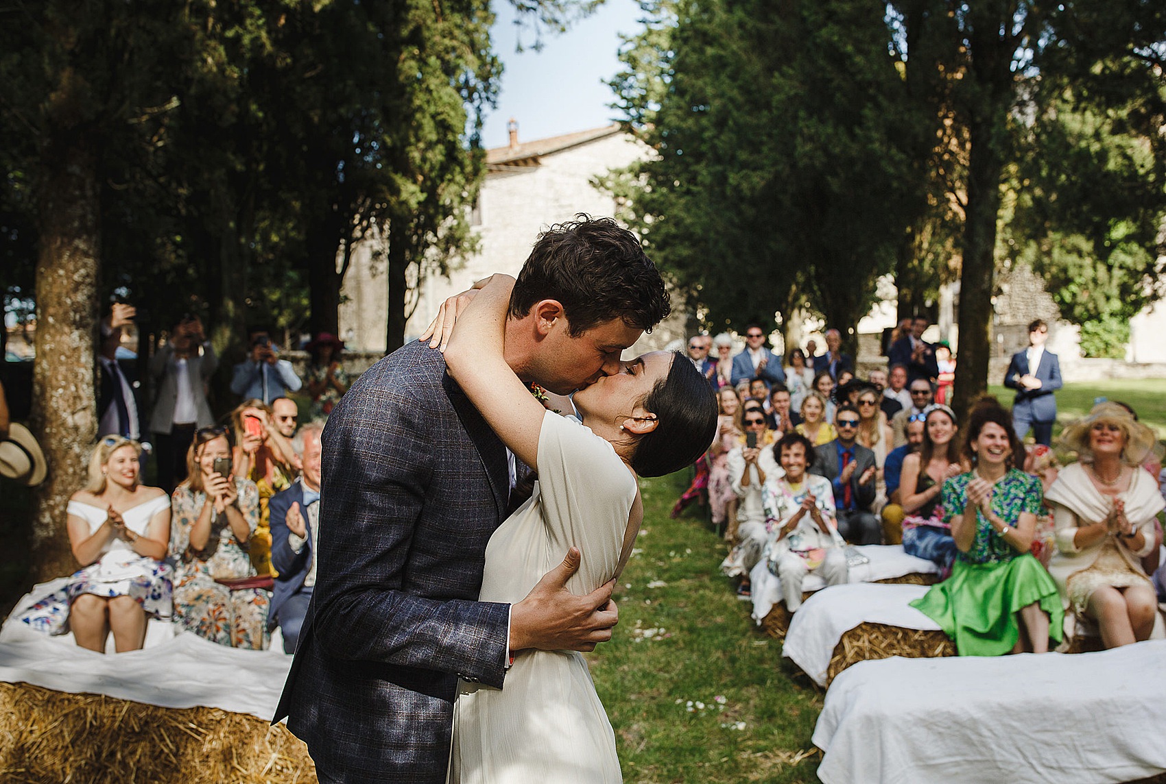 57 Romantic outdoor Italian wedding