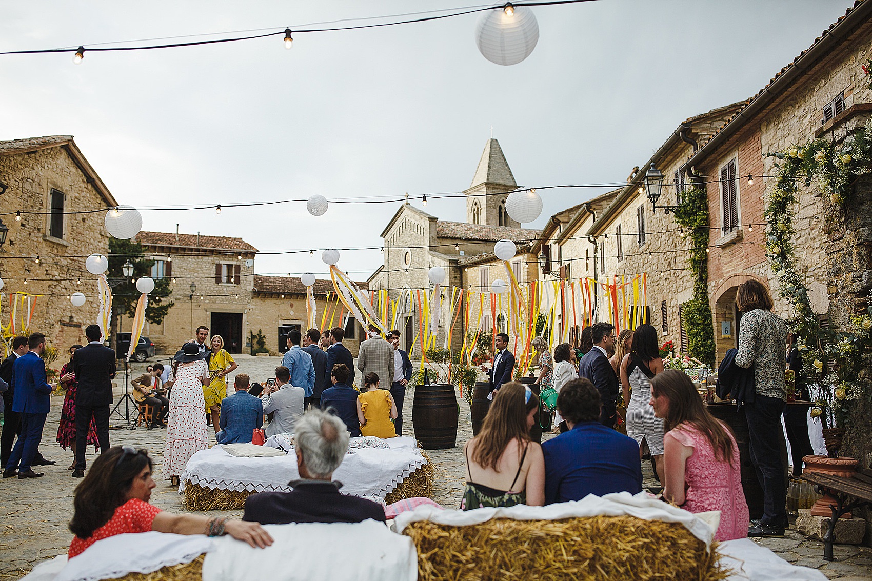 92 Romantic outdoor Italian wedding