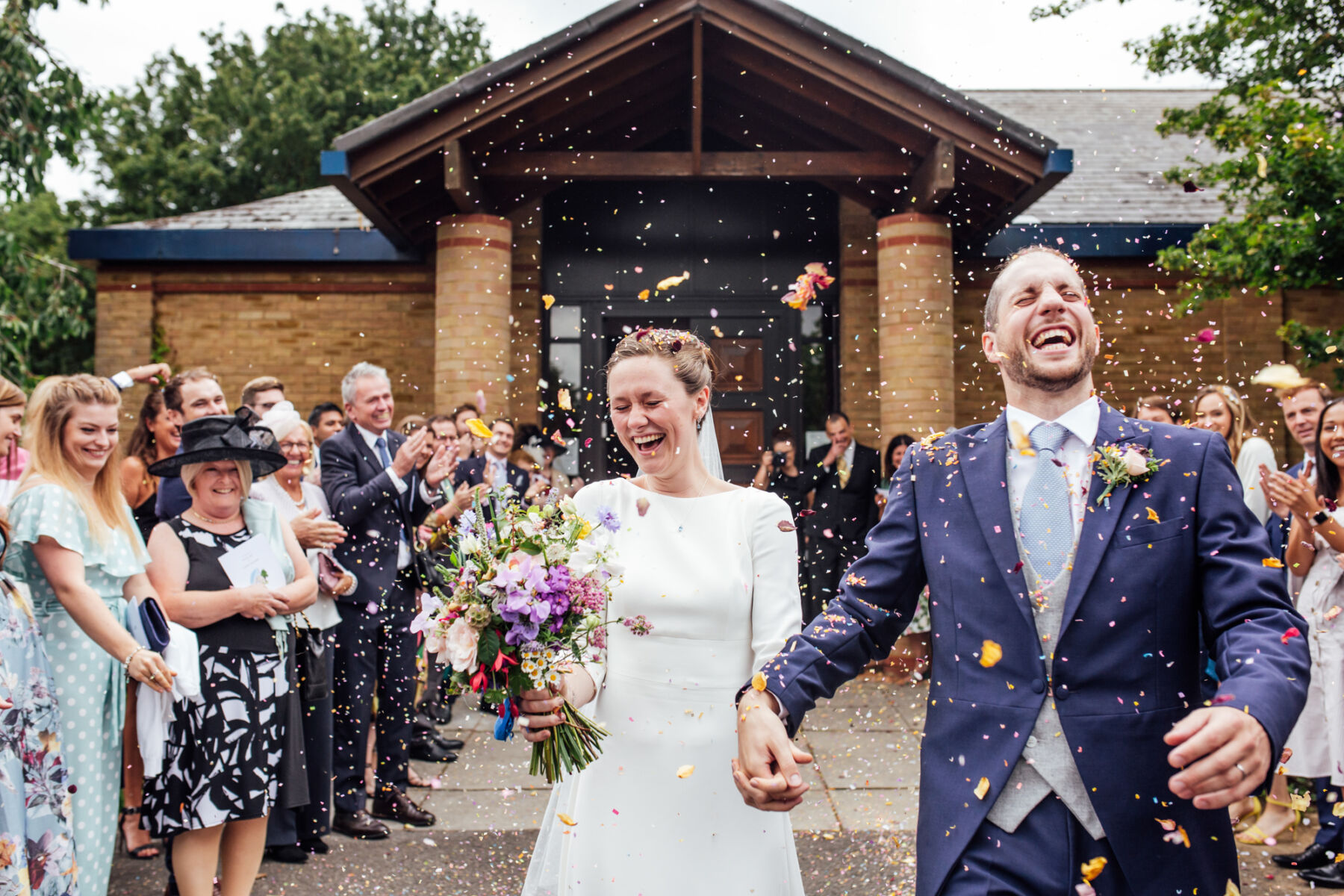 Confetti Shot Primrose Hill Farm Wedding