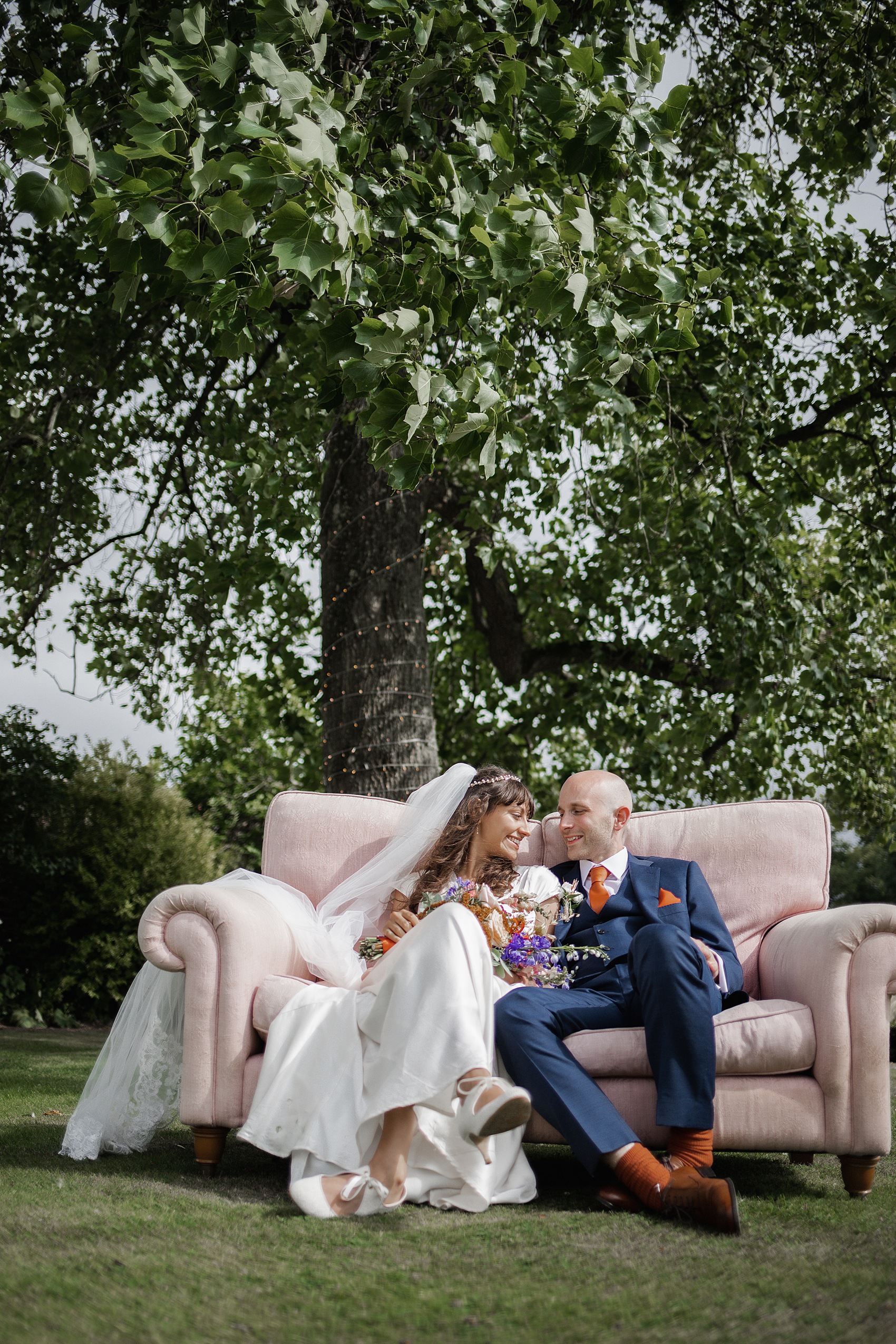 PInk sofa wedding hire furniture