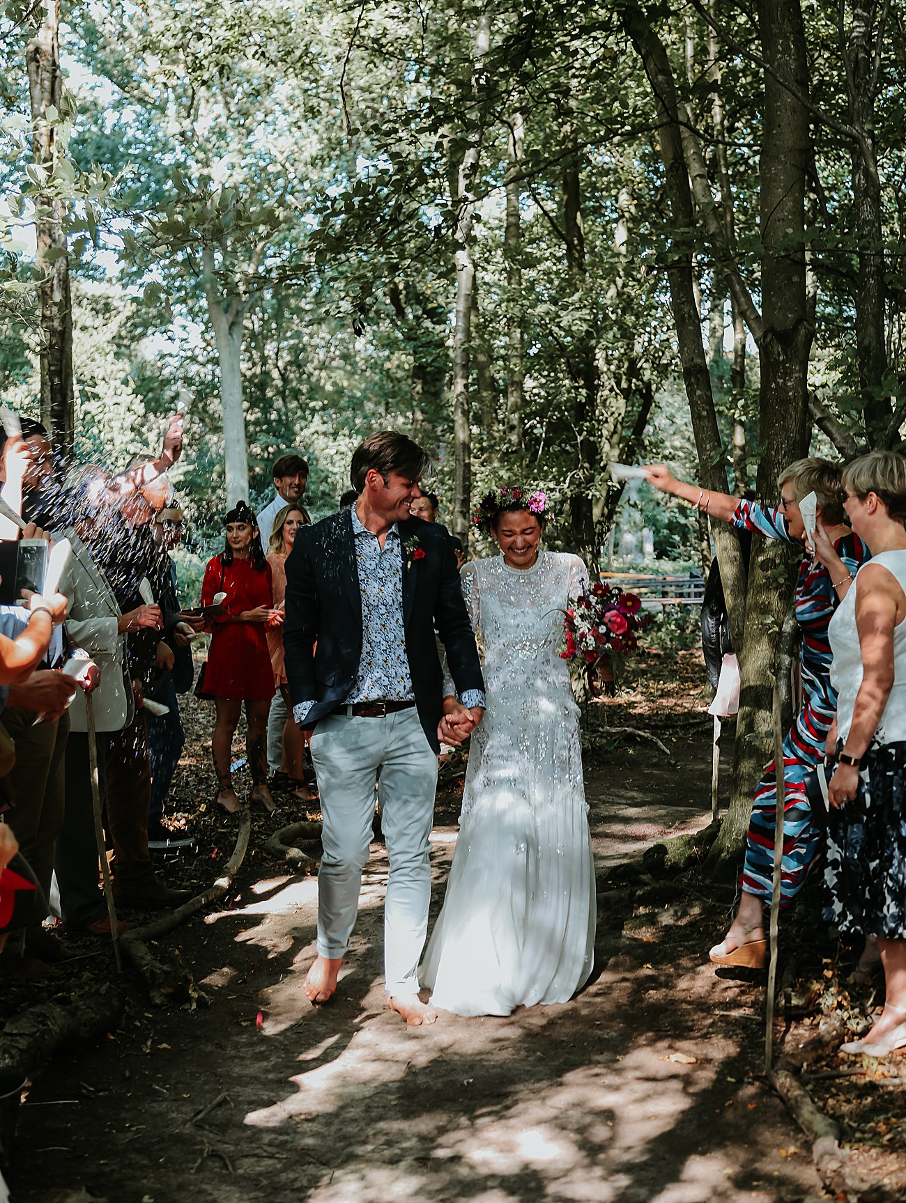 30 Colourful Woodland wedding