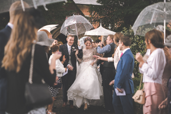 A Sweet & Romantic Rainy Day Wedding