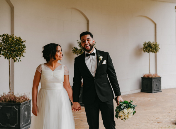 A Black Tie Micro Wedding After a Whirlwind Engagement