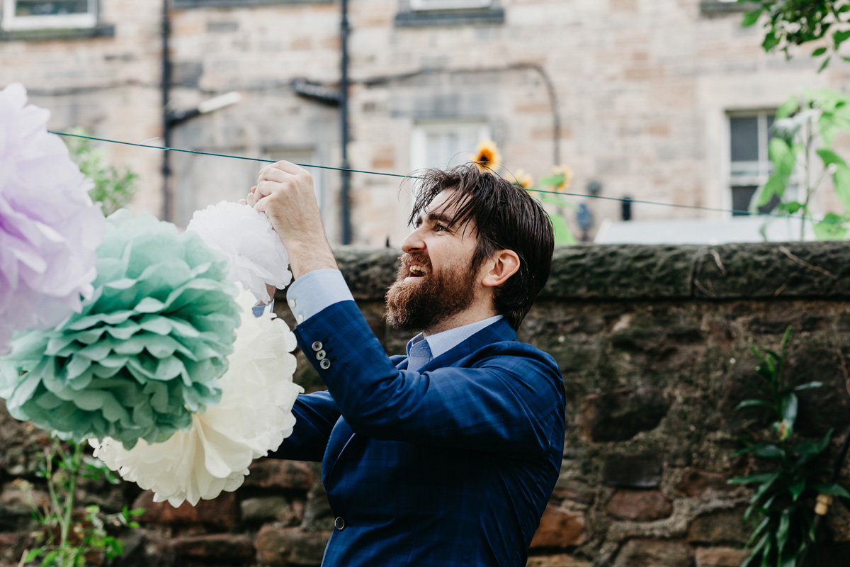 21 Back garden micro wedding