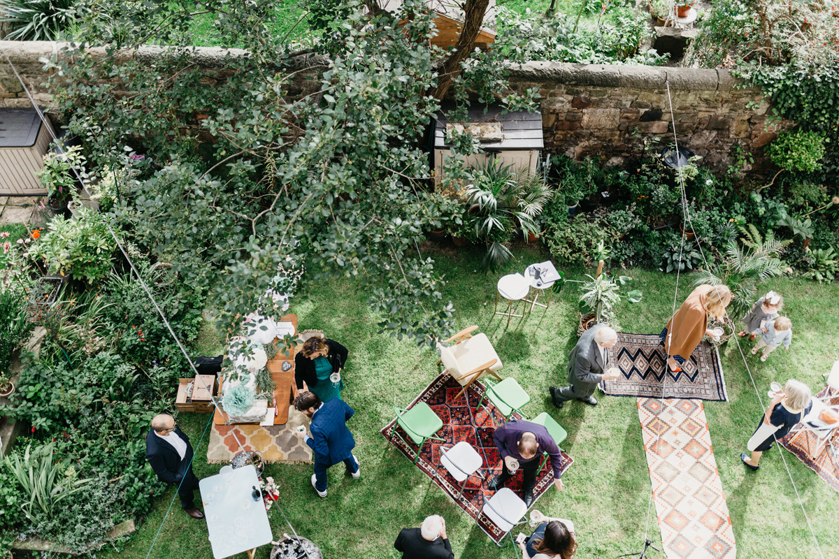 24 Back garden micro wedding