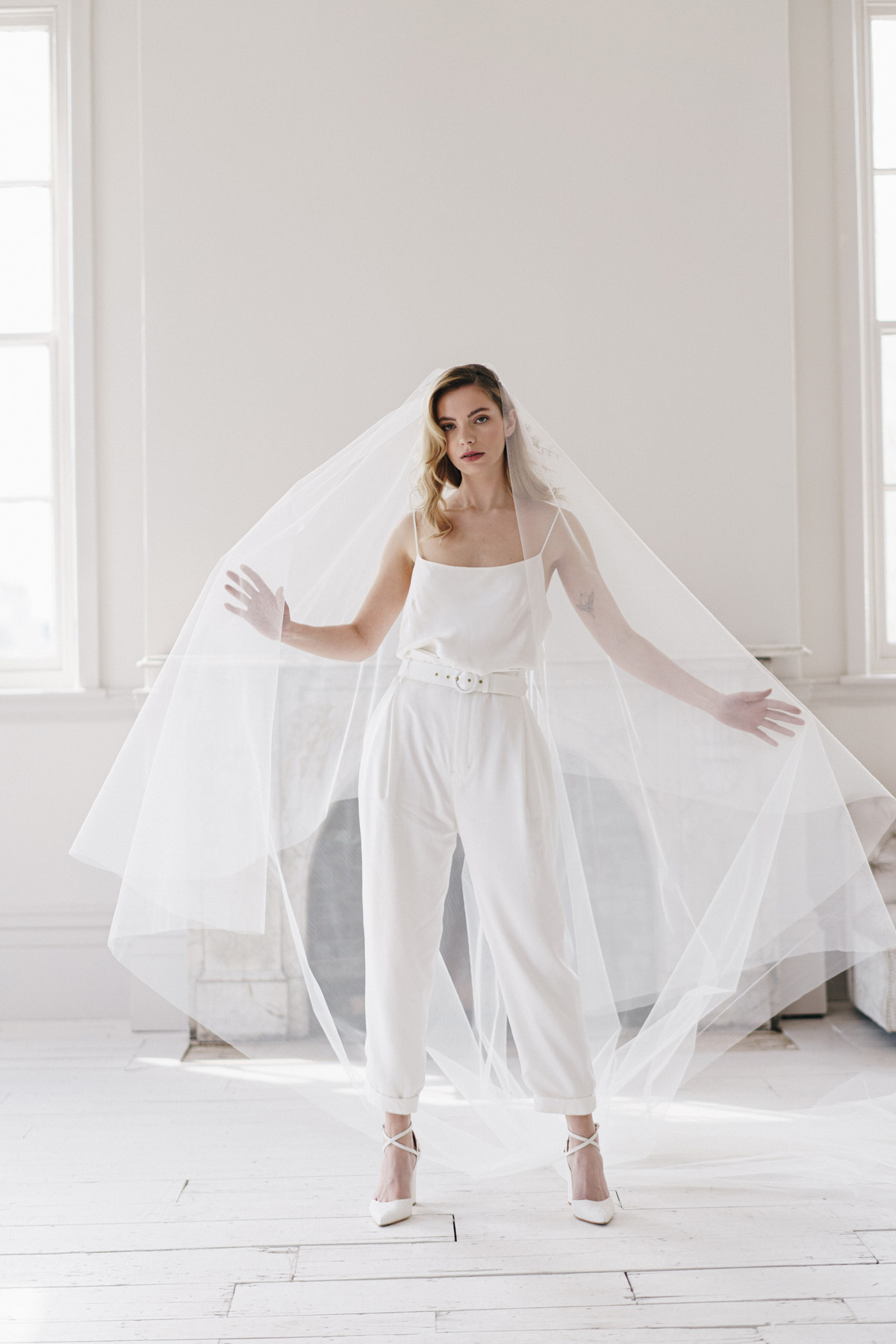 3 Ashley Wild Bridal modern veils accessories