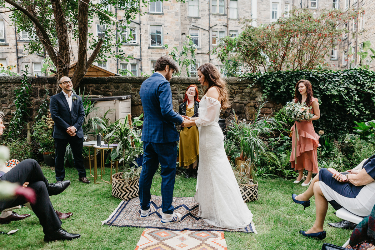 37 Back garden micro wedding