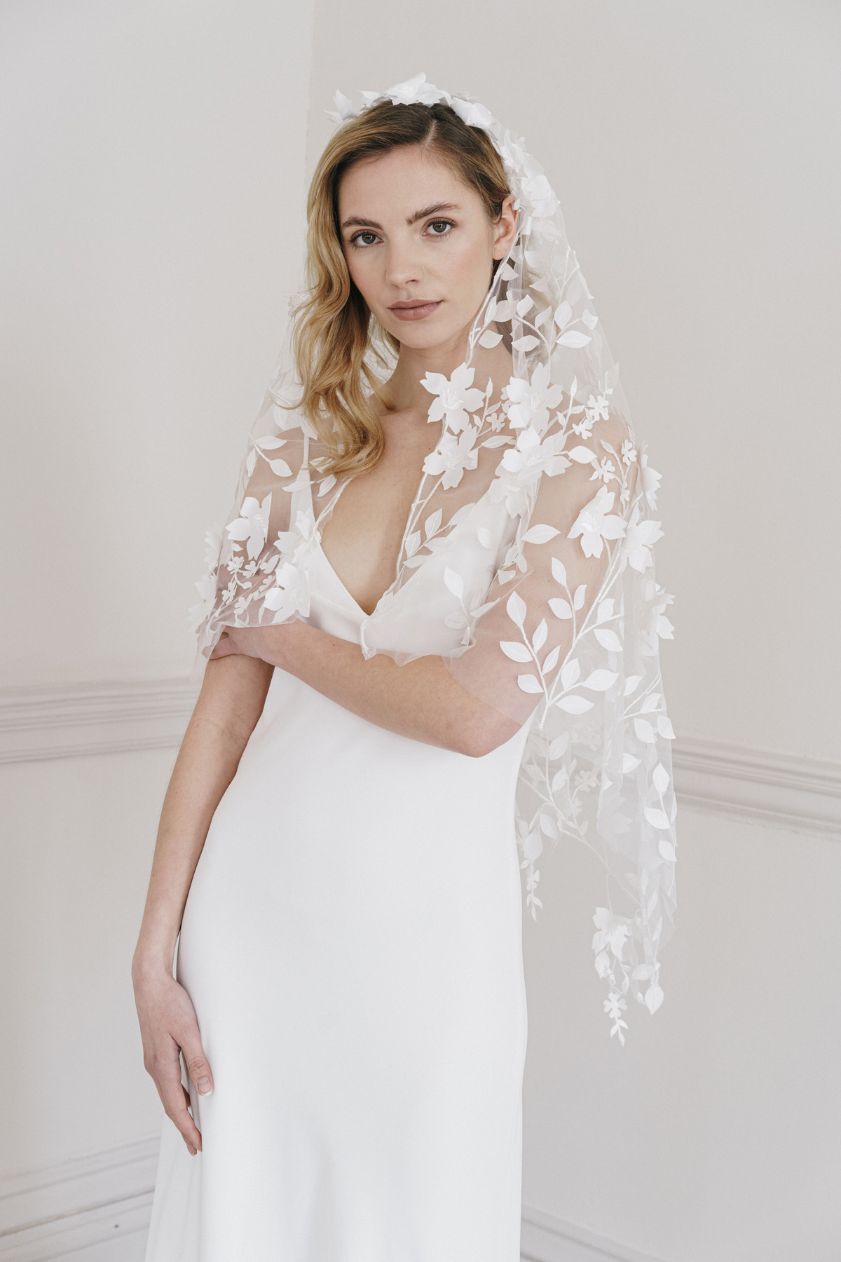 85 Ashley Wild Bridal modern veils accessories
