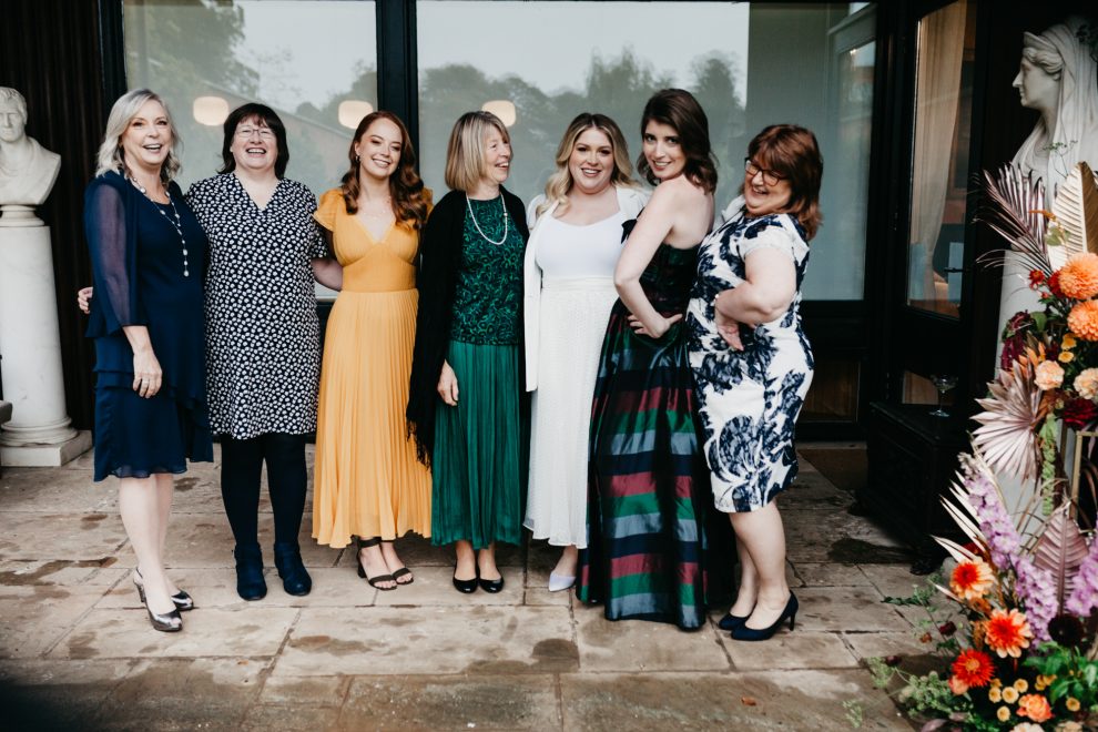 A Charlie Brear Skirt & Whistles Jacket for an Autumn Micro Wedding at the Leuchie Walled Garden in Scotland 5 Autumn Micro Wedding