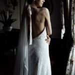 Backless wedding dress by Kindling Bridal