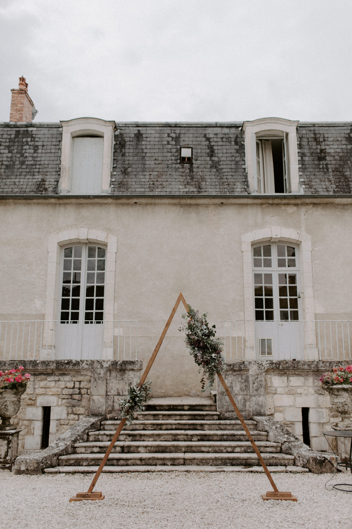 21 Modern French Chateau wedding Pronovias bride