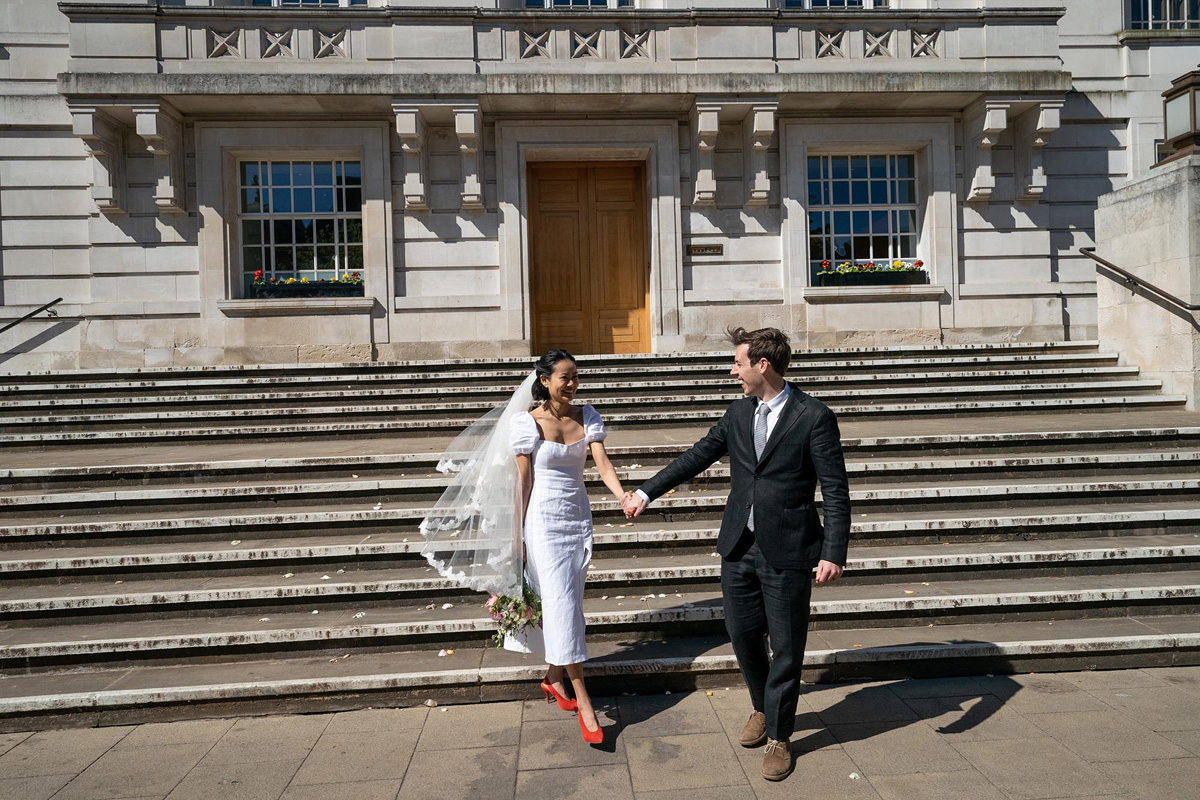 A Reformation Linen Dress for a Low Key Laid Back Micro Wedding Picnic In The Park Love My Dress UK Wedding Blog Podcast Directory Shop