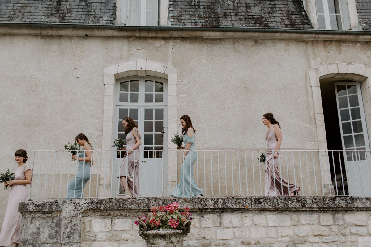 56 Modern French Chateau wedding Pronovias bride