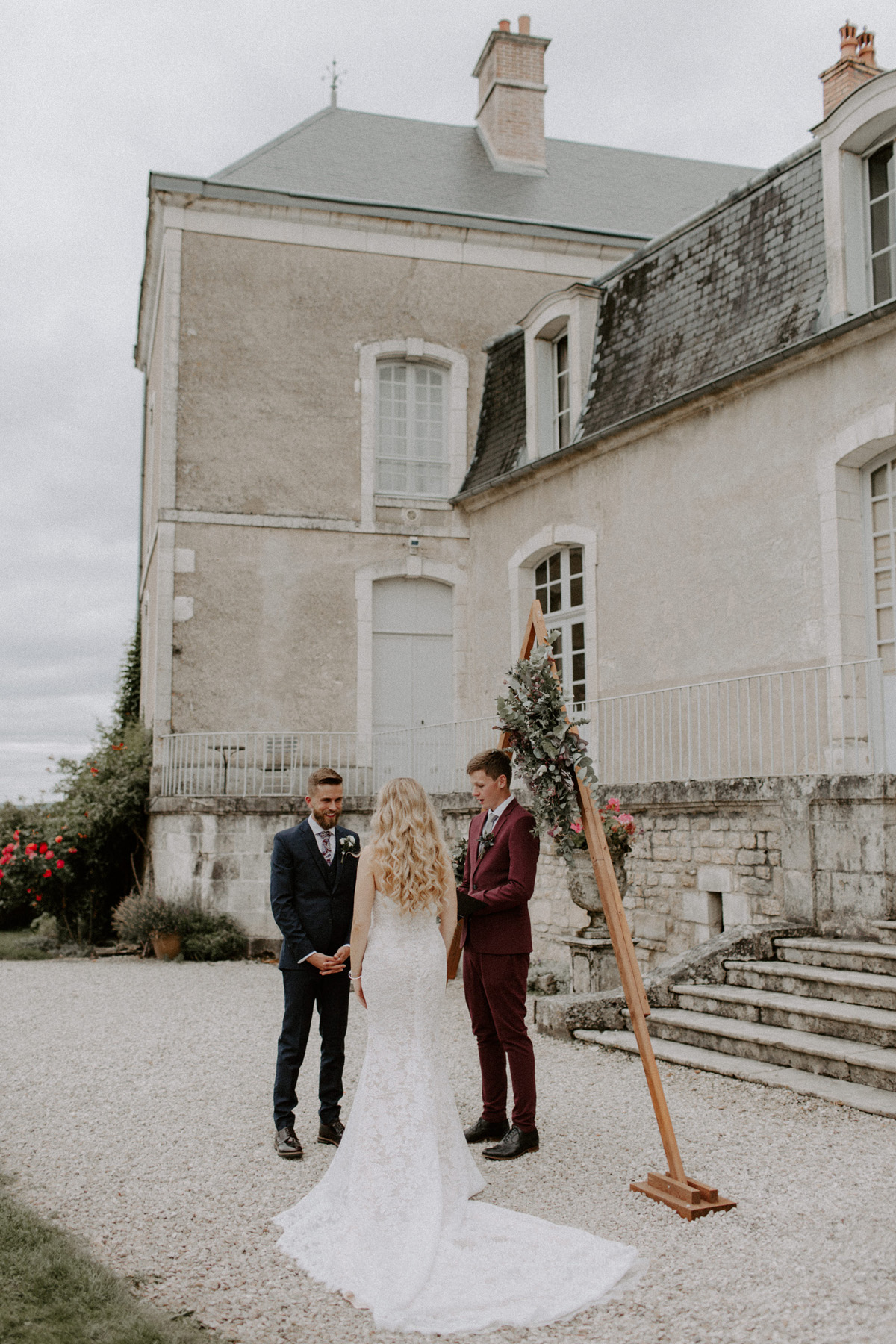 60 Modern French Chateau wedding Pronovias bride