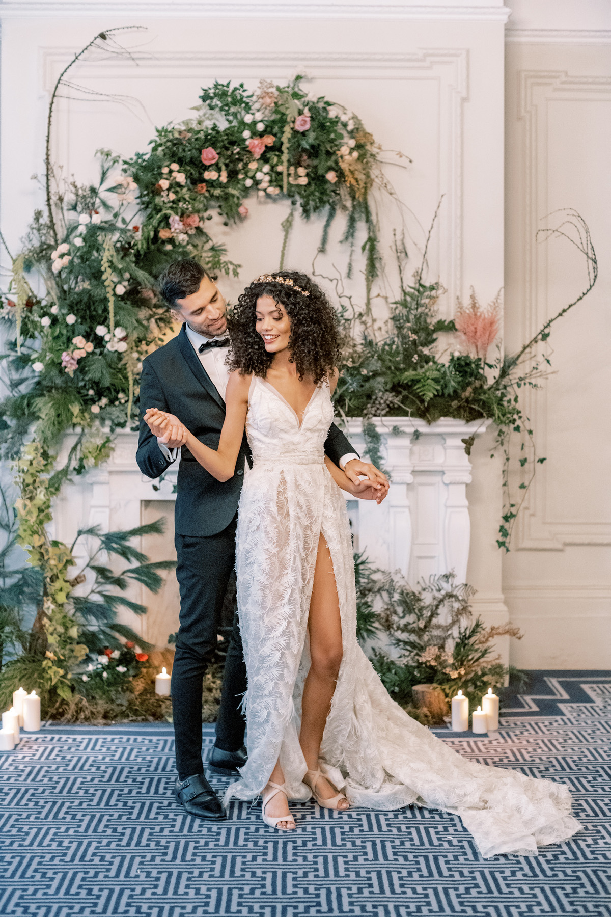 60 Secret Garden Modern Wedding Editorial