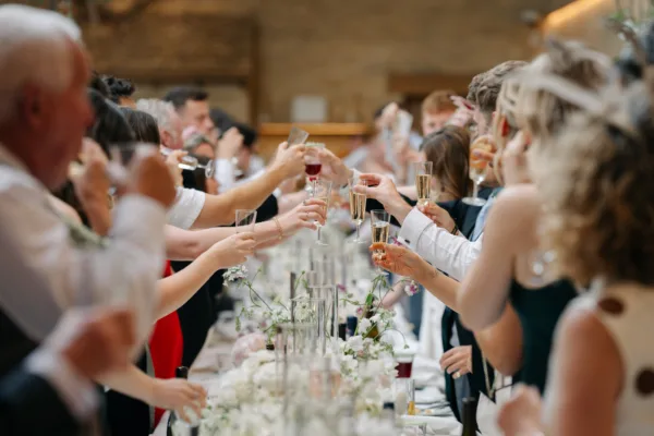 Heritage House wedding toasts. Planning by Salt and Scent Events. Tom Durn Photography