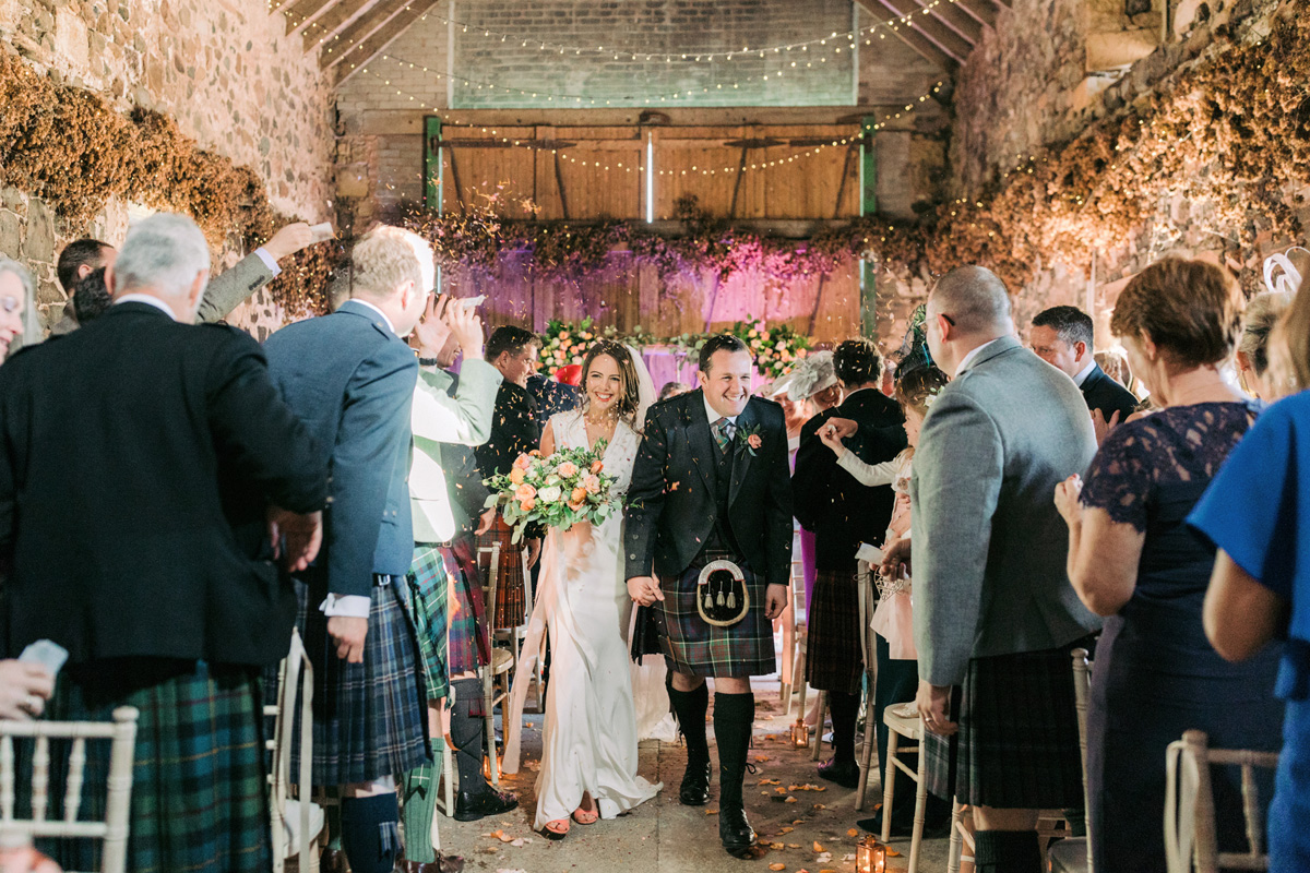 68 Pratis Barn Wedding Fife Scotland