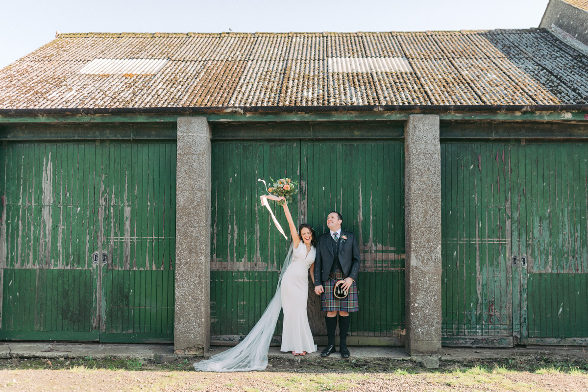 97 Pratis Barn Wedding Fife Scotland