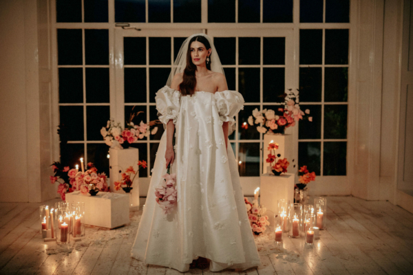 Christie Nicole Bridal at Horetown House in Ireland: Glamorous, Intimate, Winter Weddings
