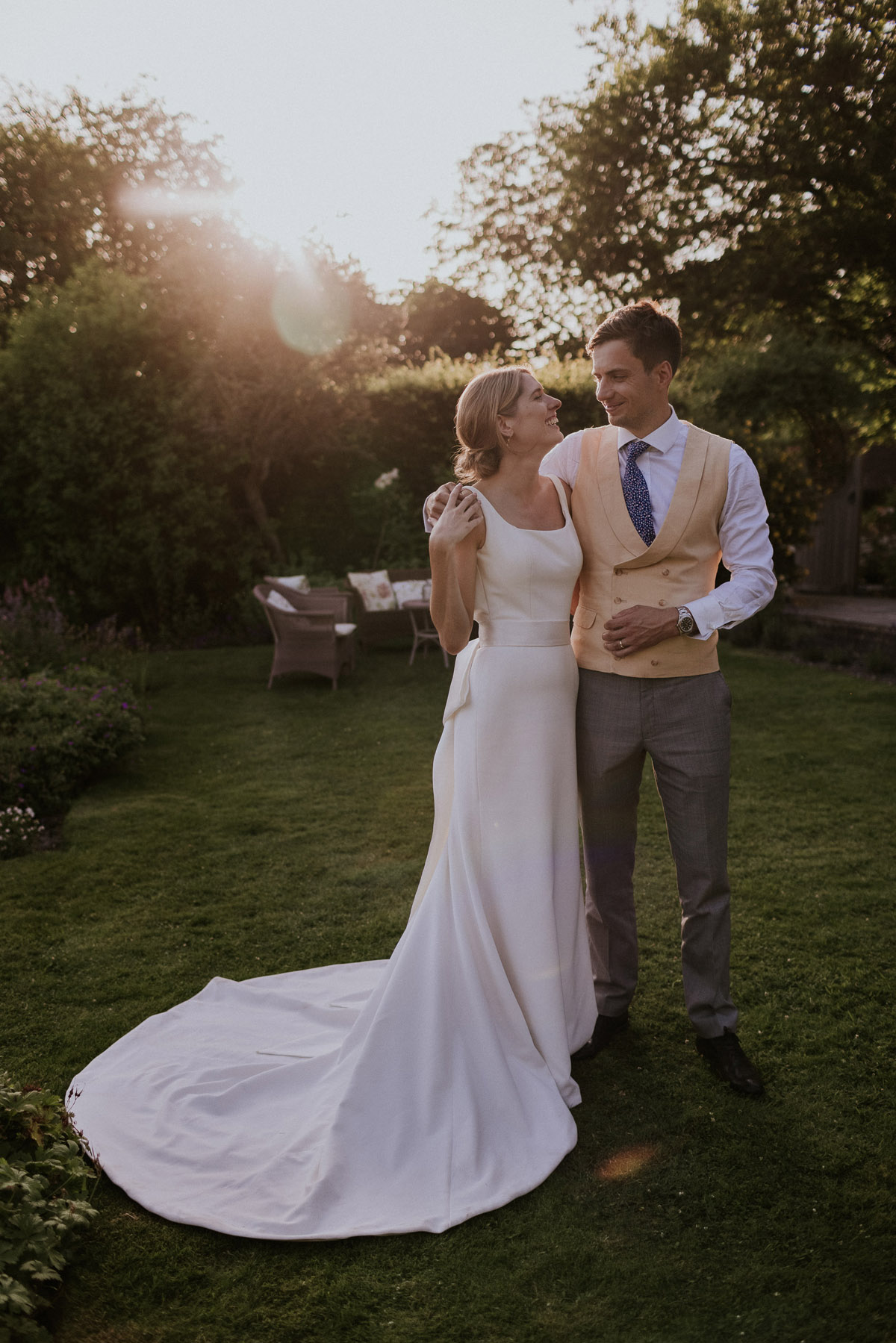 48 Madi Lane bride marquee wedding at home