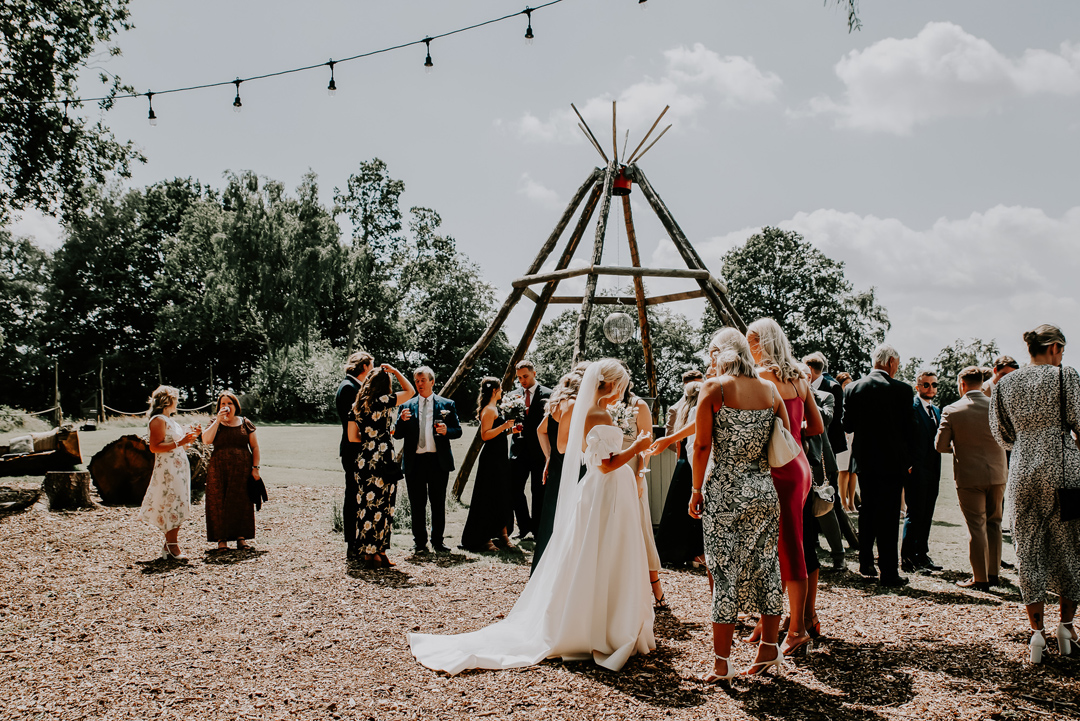 71 Emma Beaumont bride Oak Tree Barn wedding Kent