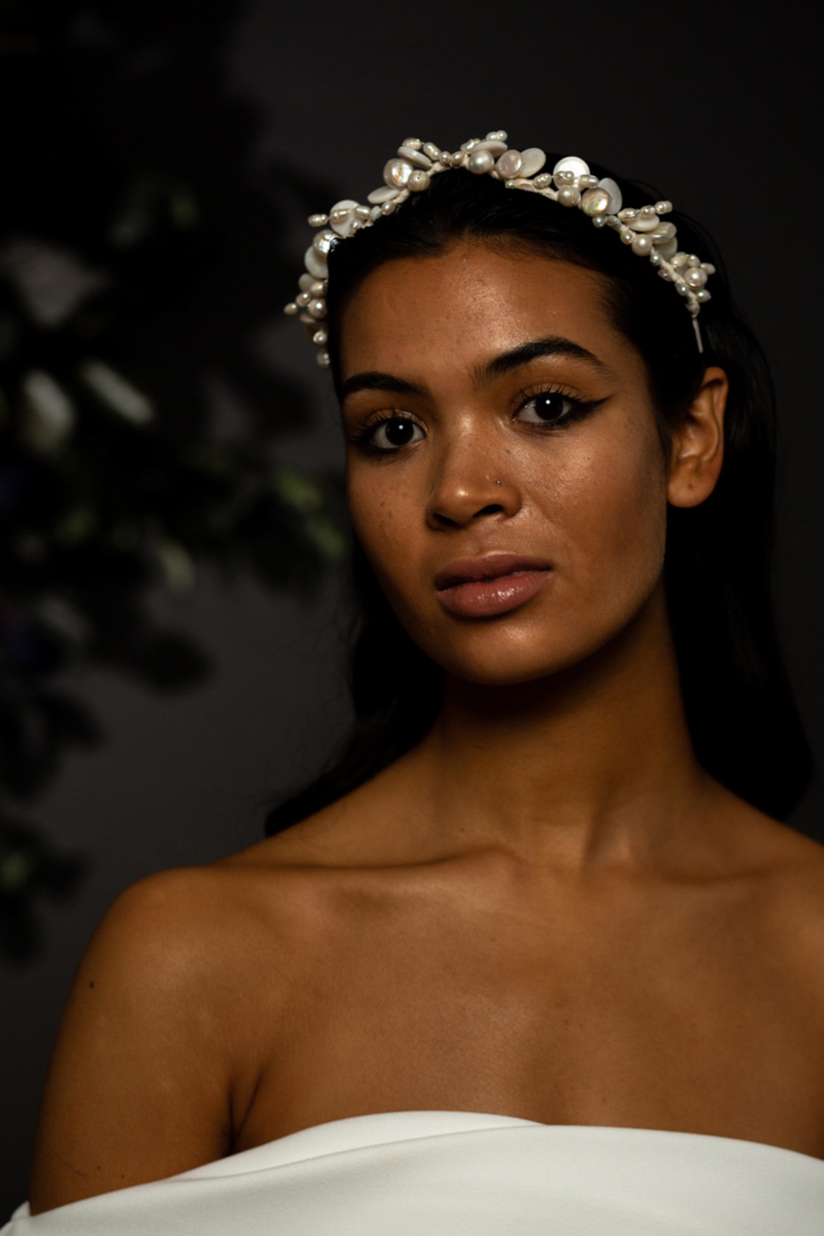 Blue Meadow Bridal Violet Crown