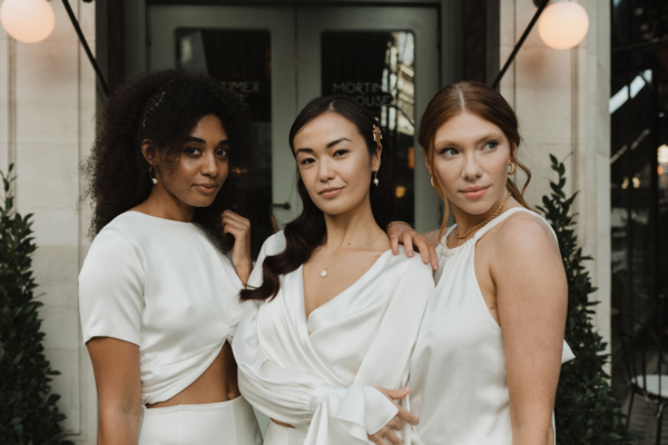 Minimalist Wedding Daydreams at Mortimer House Art Deco Wedding Venue in Fitzrovia, Featuring Charlie Brear & Prea James