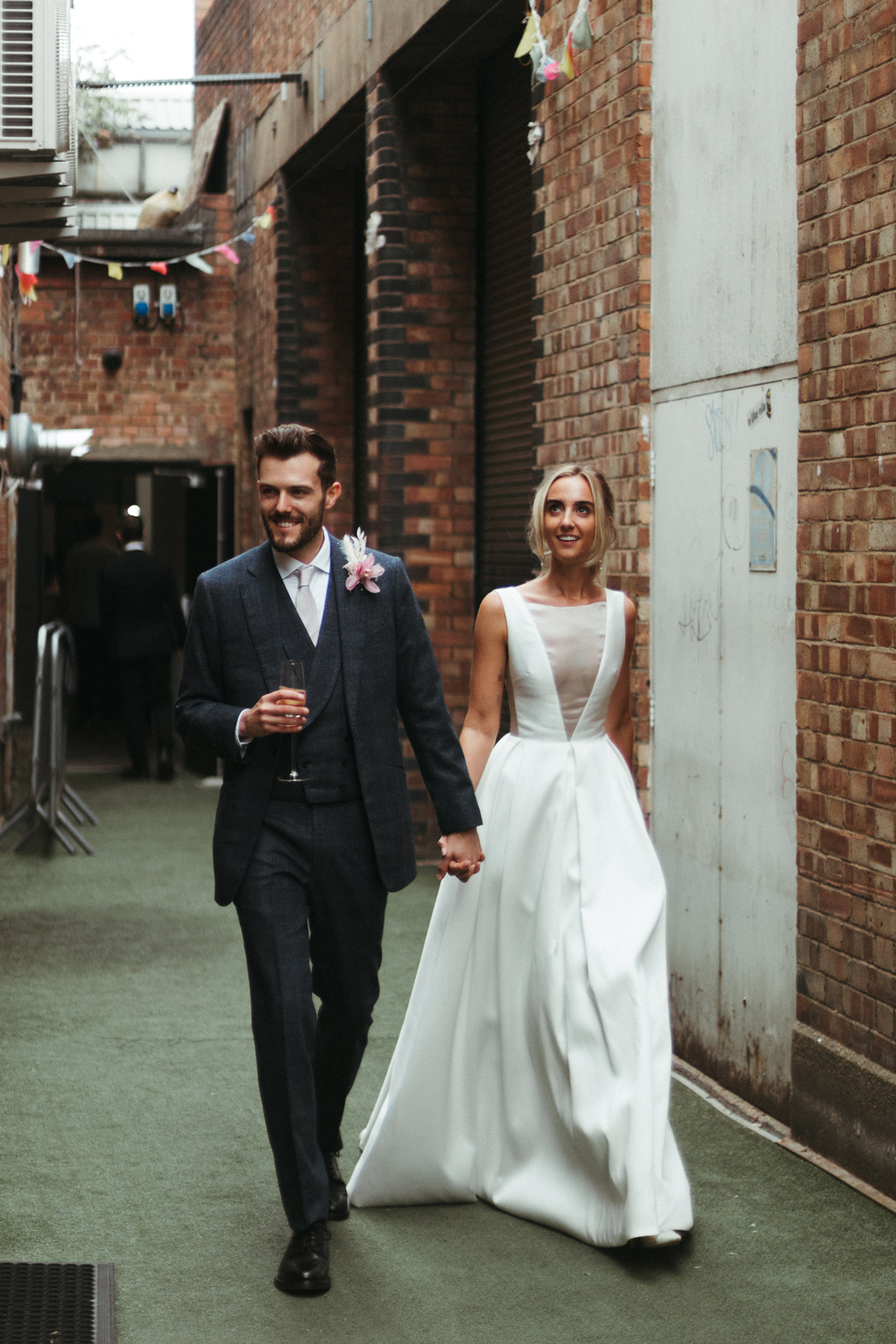 62 Andrea Hawkes Bride Shoreditch Studios Wedding