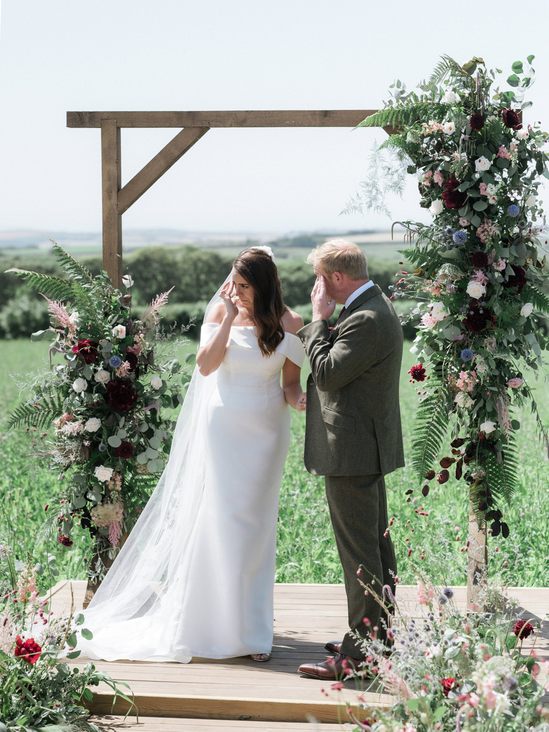 74 Launcells Barton Wedding Bude Cornwall Lara Matt