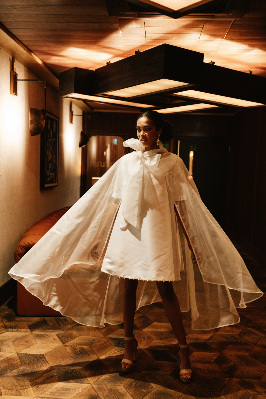 75 Modern Black Bride City Micro Wedding Editorial