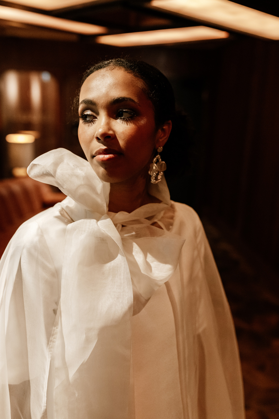 76 Modern Black Bride City Micro Wedding Editorial