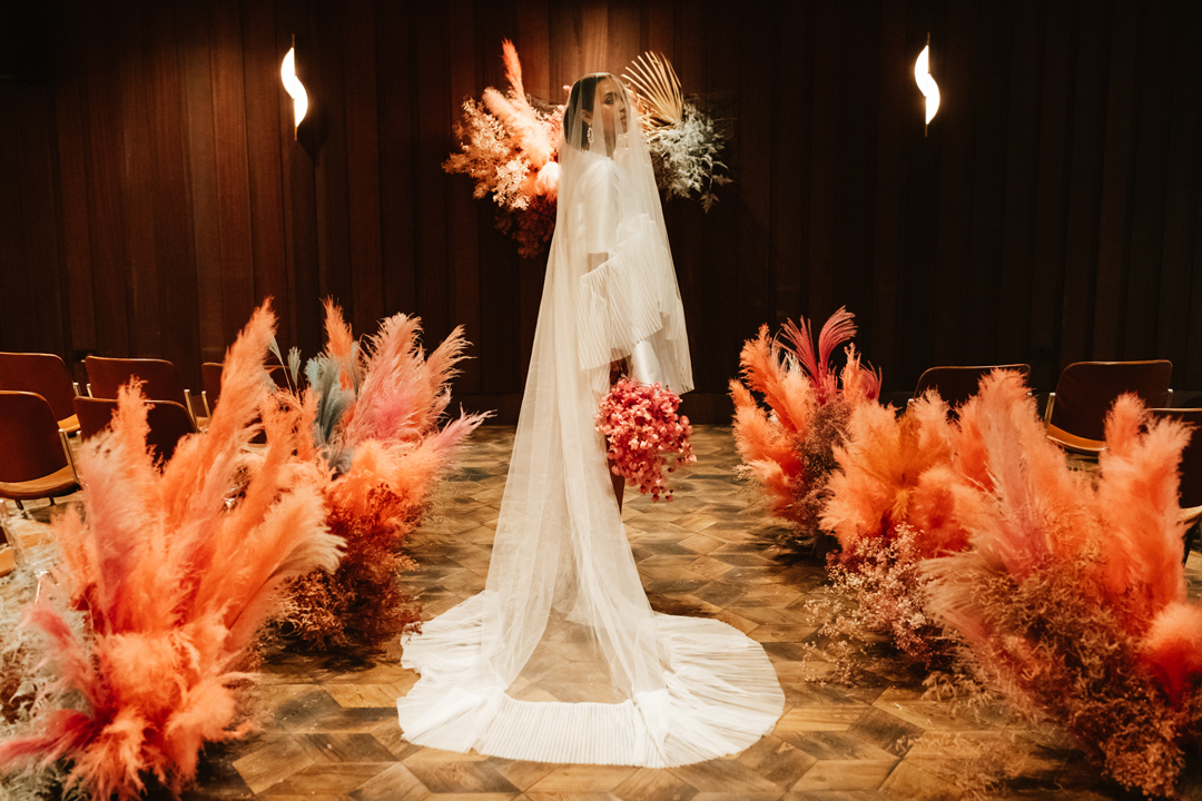 83 Modern Black Bride City Micro Wedding Editorial