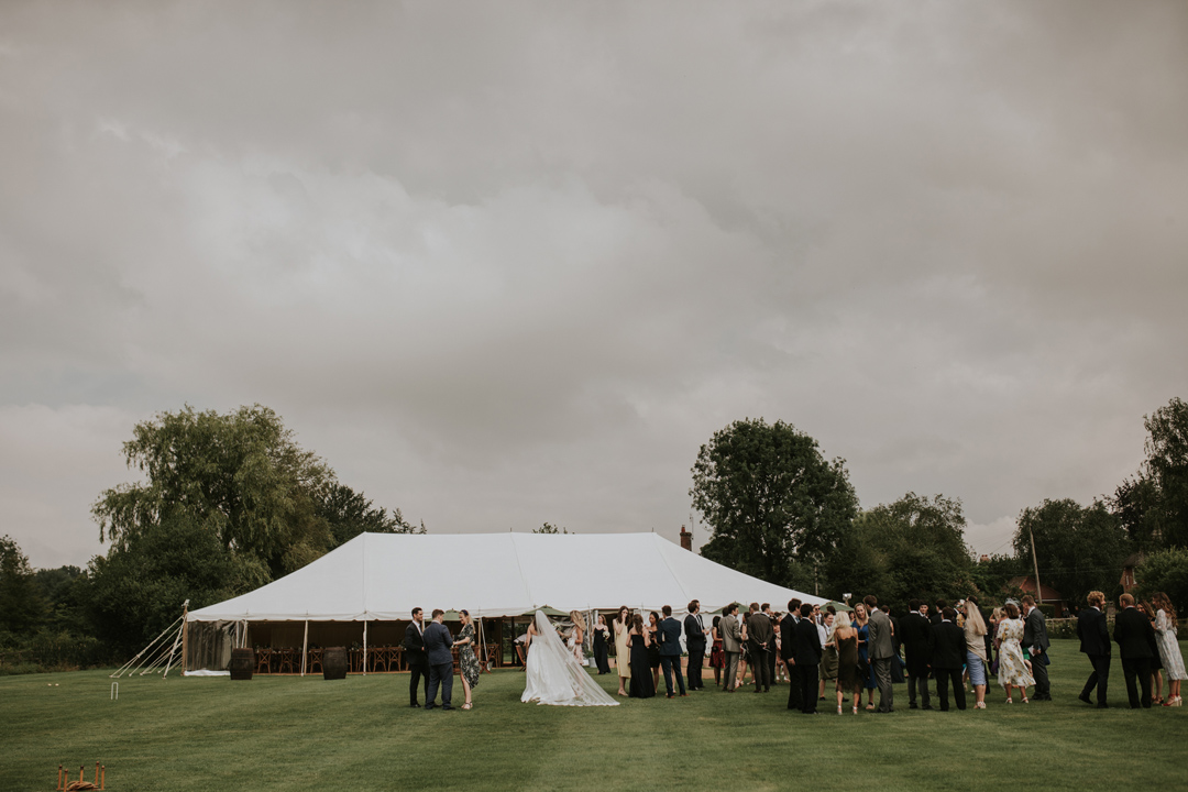 94 English country marquee wedding