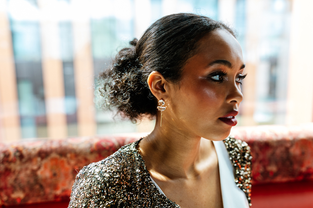 98 Modern Black Bride City Micro Wedding Editorial