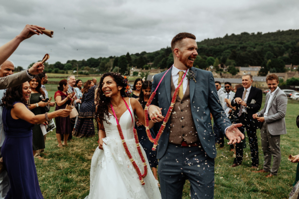 Colourful Outdoor Fusion Wedding In The Peak District