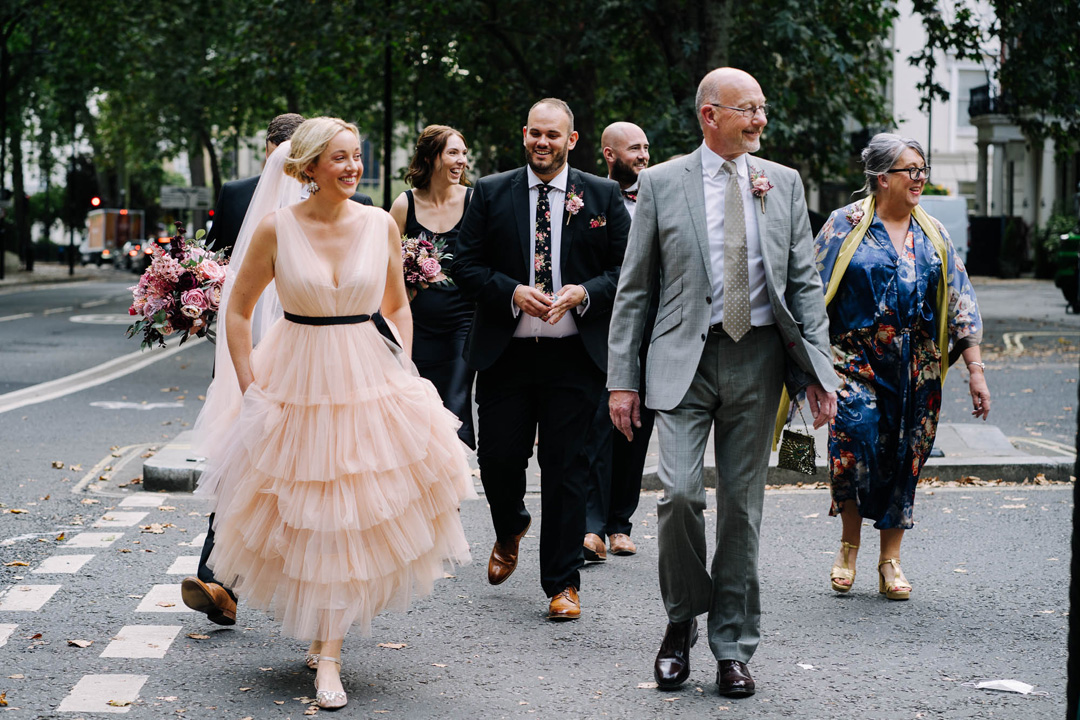 1 Pink tulle London wedding