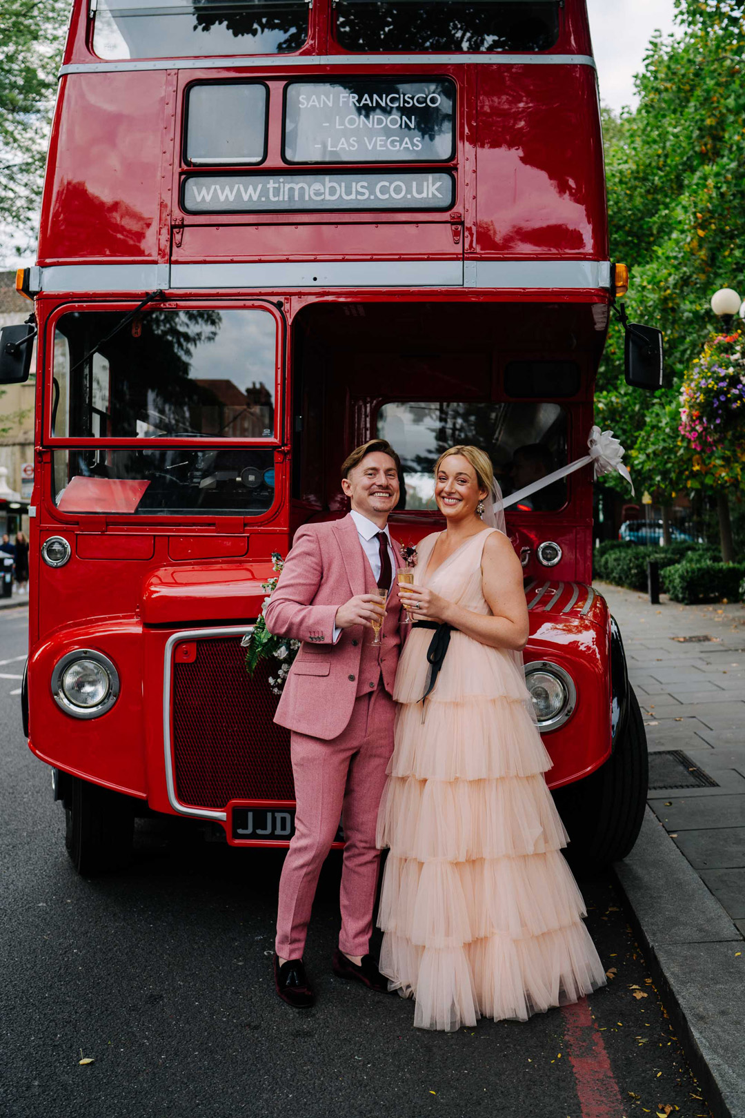 100 Pink tulle London wedding