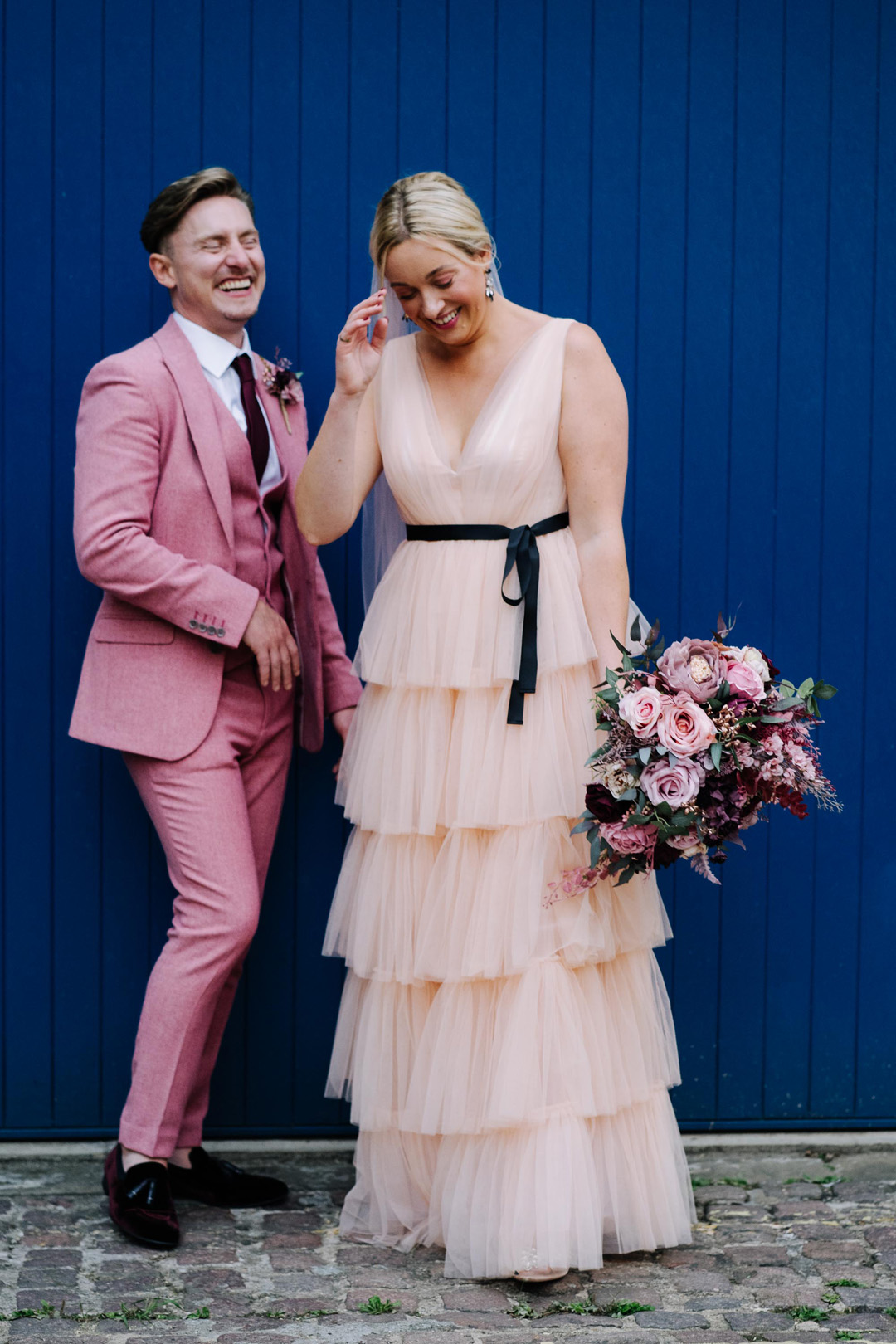 105 Pink tulle London wedding